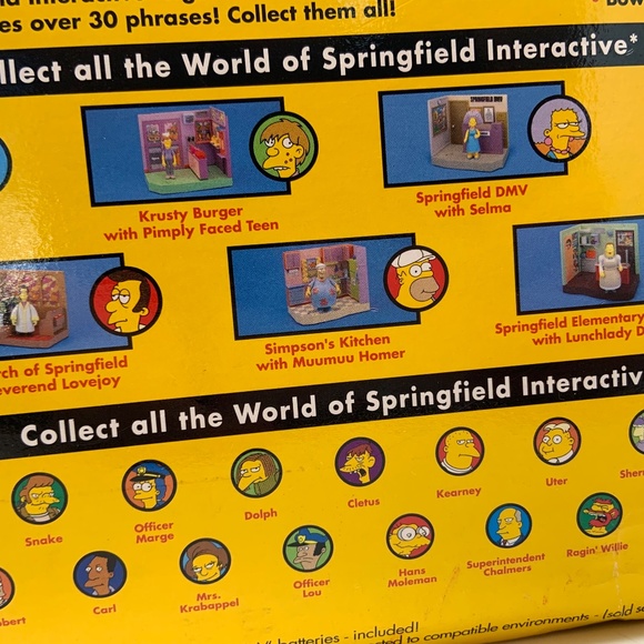 VTG The Simpsons TV Show Retirement Castle Interactive Intelli-Tronic w/ Jasper - Picture 13 of 16